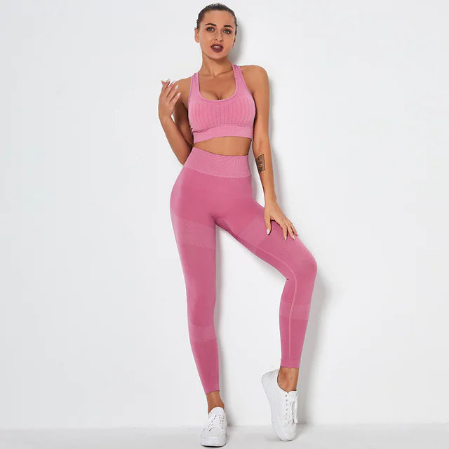 Ensemble rose poudré taille L
